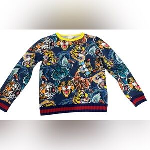 Gucci all over print kids sweatshirt size 8/10 years Edition 2017